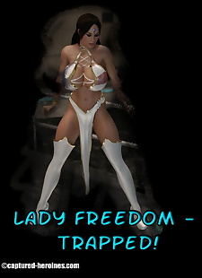  pics Captured Heroines- Lady Freedom Trapped, 3d , big boobs 