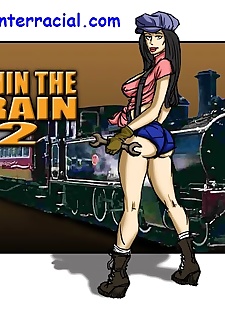  pics Runin A Train 2- illustrated interracial, blowjob , hardcore 
