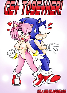english pics Get Together, sonic the hedgehog , amy rose , full color , furry  comic