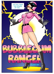 english pics Bubblegum Ranger, bondage , full color  inflation