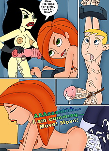 english pics Kim Possible Comix, kim possible , shego , full color , group  freckles