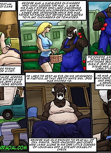  pics Illustrated Interracial- Whiskey Mirror, big boobs , big cock  interracical