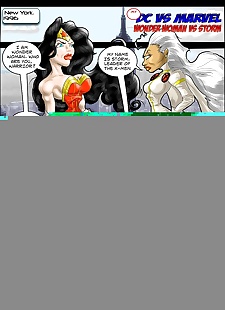  pics Wonder Woman vs Storm- DC vs Marvel, XXX Cartoons 