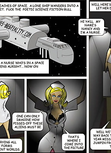 english pics Space Nurse, full color , alien  comic