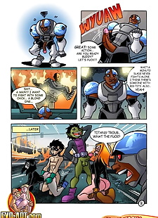 english pics Comic-Toons - Teen Titans, jinx , kim possible , full color , group  teen-titans