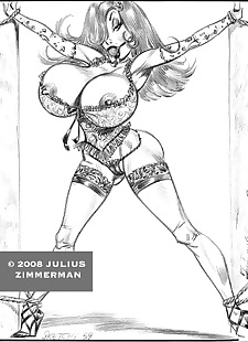  pics Collected artwork of Julius Zimmerman.., power girl , jessica rabbit , dark skin , yuri  kim-possible