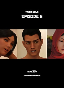  pics Hijab 3DX- Young Love Vol. 5, big boobs , big cock 